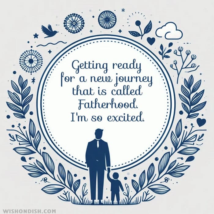 Getting ready for a new journey that is called fatherhood. I'm so excited.