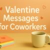 Valentine Messages for Coworkers